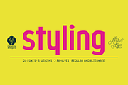 Styling - Family 50% off, a Sans Serif Font by Los Andes Type (Thumbnail 1 of 5)