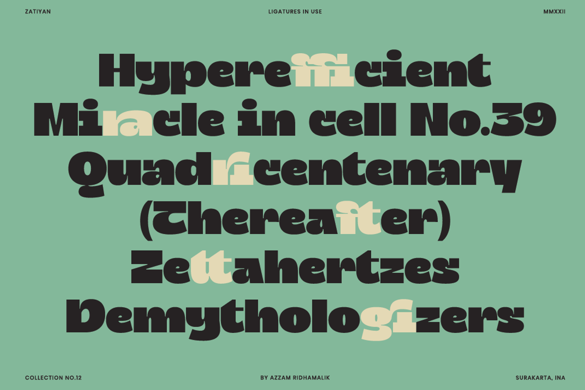 Zatiyan - Display Font, a Font by Zarma Type (Photo 9 of 12)