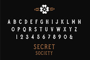 Secret Society - A Vintage Serif, a Serif Font by Hustle Supply Co. (Thumbnail 4 of 7)