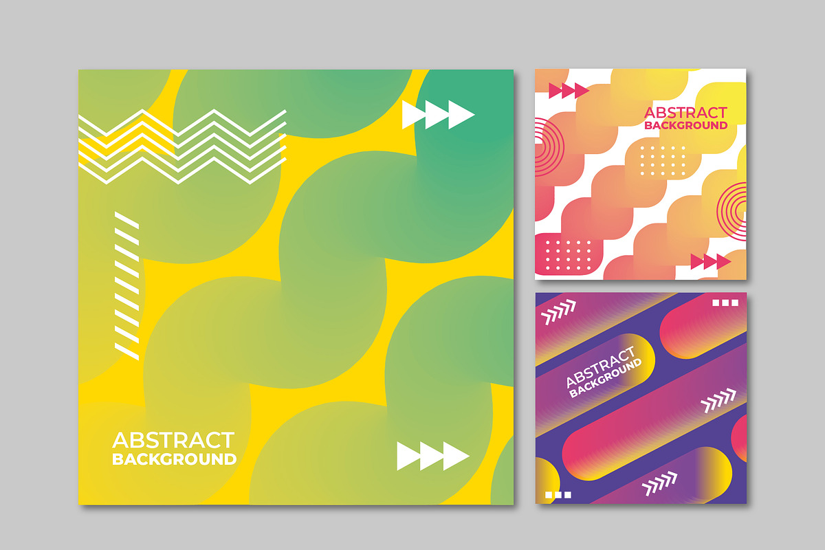 Social Media Post with Abstract Back, a Templates & Theme by studiogstock (Photo 4 of 4)