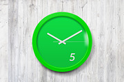 v2 Wall Clock Mockup, a Wearable Device Mockup by ArtefShop (Thumbnail 3 of 4)