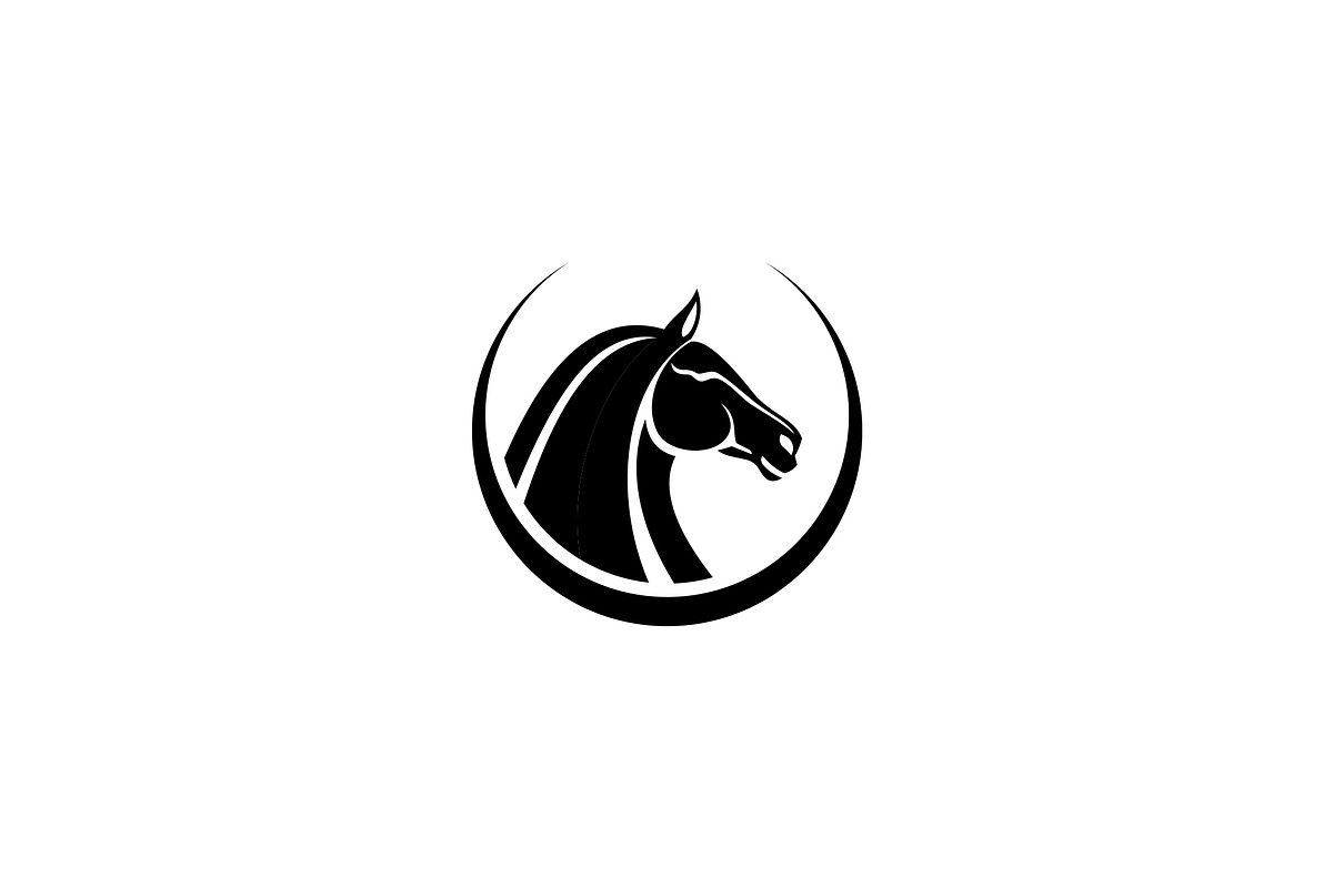 Minimalist Horse with Circle Logo, a Branding & Logo Template by Luxury Logos (Photo 3 of 4)
