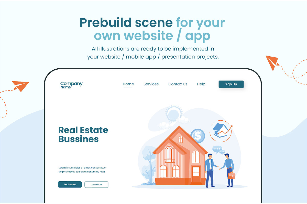 Real Estate Business set bundle, a Person Illustration by alwie99d (Photo 4 of 7)