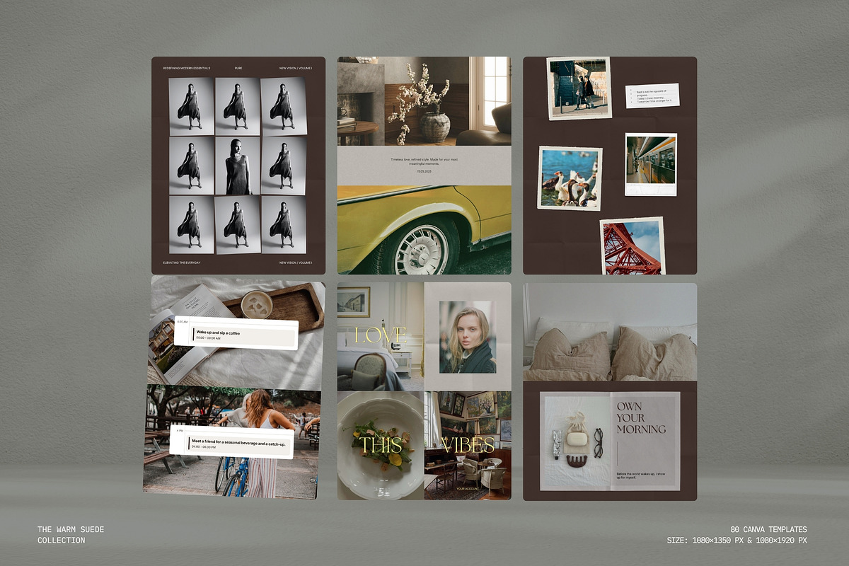 The Warm Suede Collection, a Social Media Template by Pani Temp. (Photo 4 of 15)