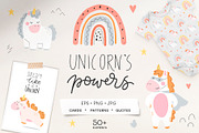 Cute unicorns, elements and quotes, an Animal Illustration by Mariart_i (Thumbnail 1 of 8)