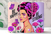 Be Happy Be Strong 20oz Tumbler, an Arts & Entertainment Photo by LamanAzalea (Thumbnail 1 of 2)