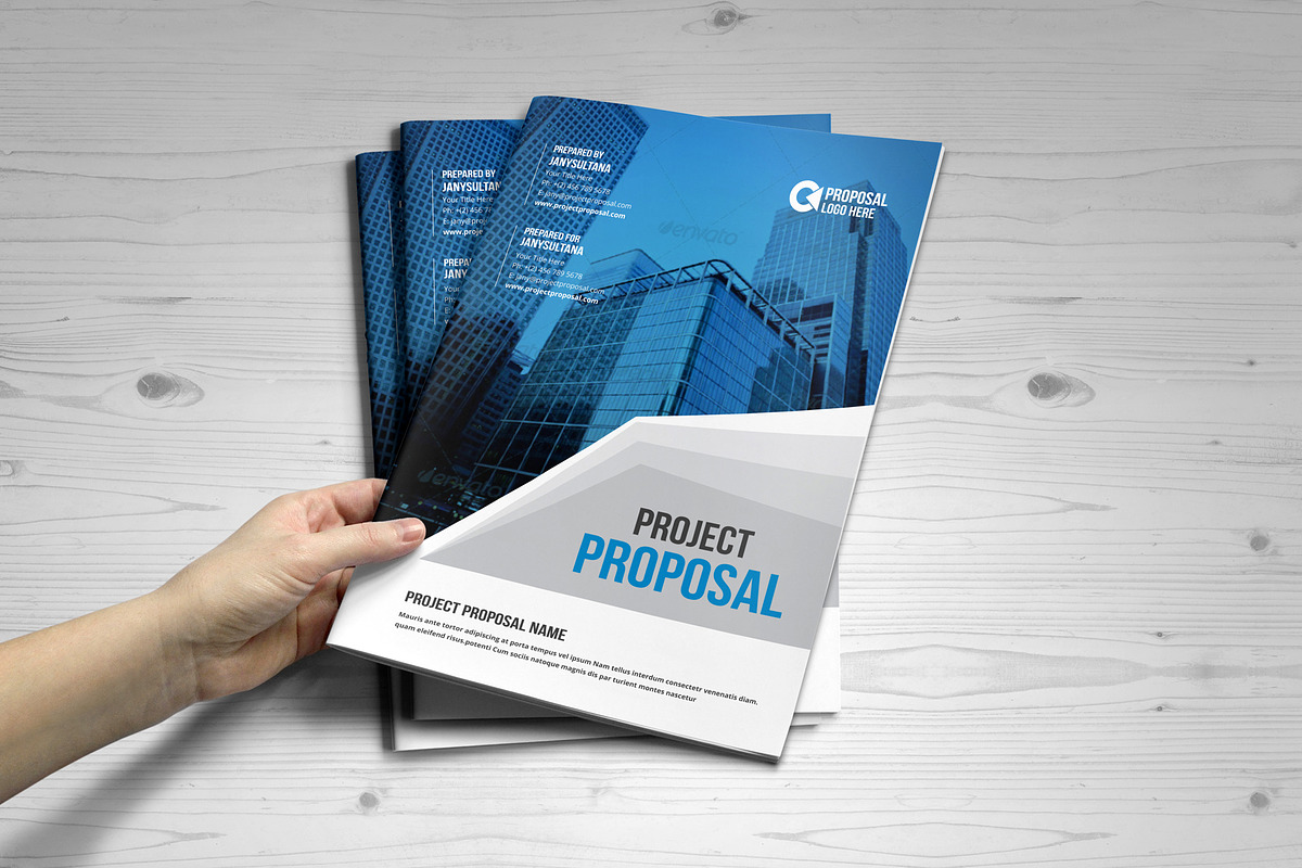 Project Proposal Template V4, a Stationery Template by JanySultana (Photo 12 of 12)