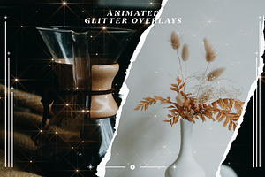 Animated Glitter Overlays