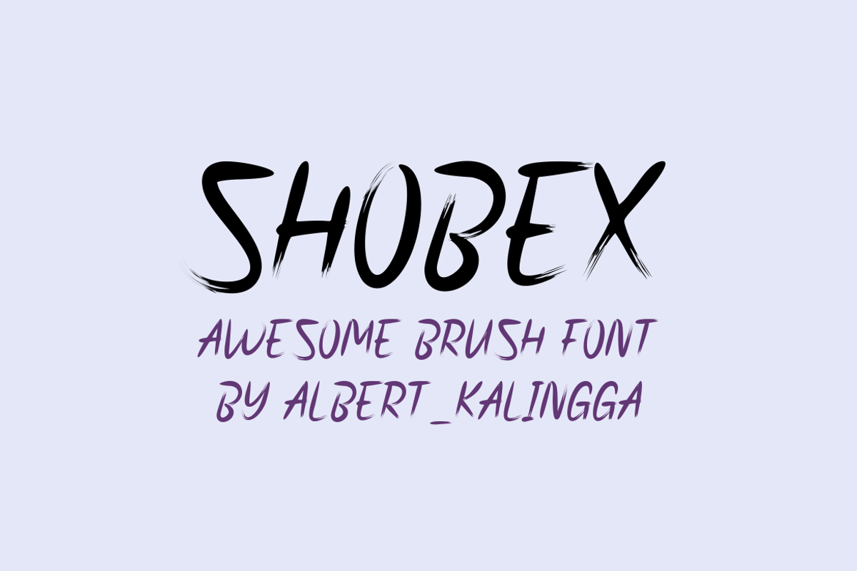Shobex Font, a Handwritten Font by albert_kalingga (Photo 3 of 5)