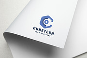 Modern Hexagon C Letter Tech Logo, a Branding & Logo Template by Design_Planet (Thumbnail 3 of 3)