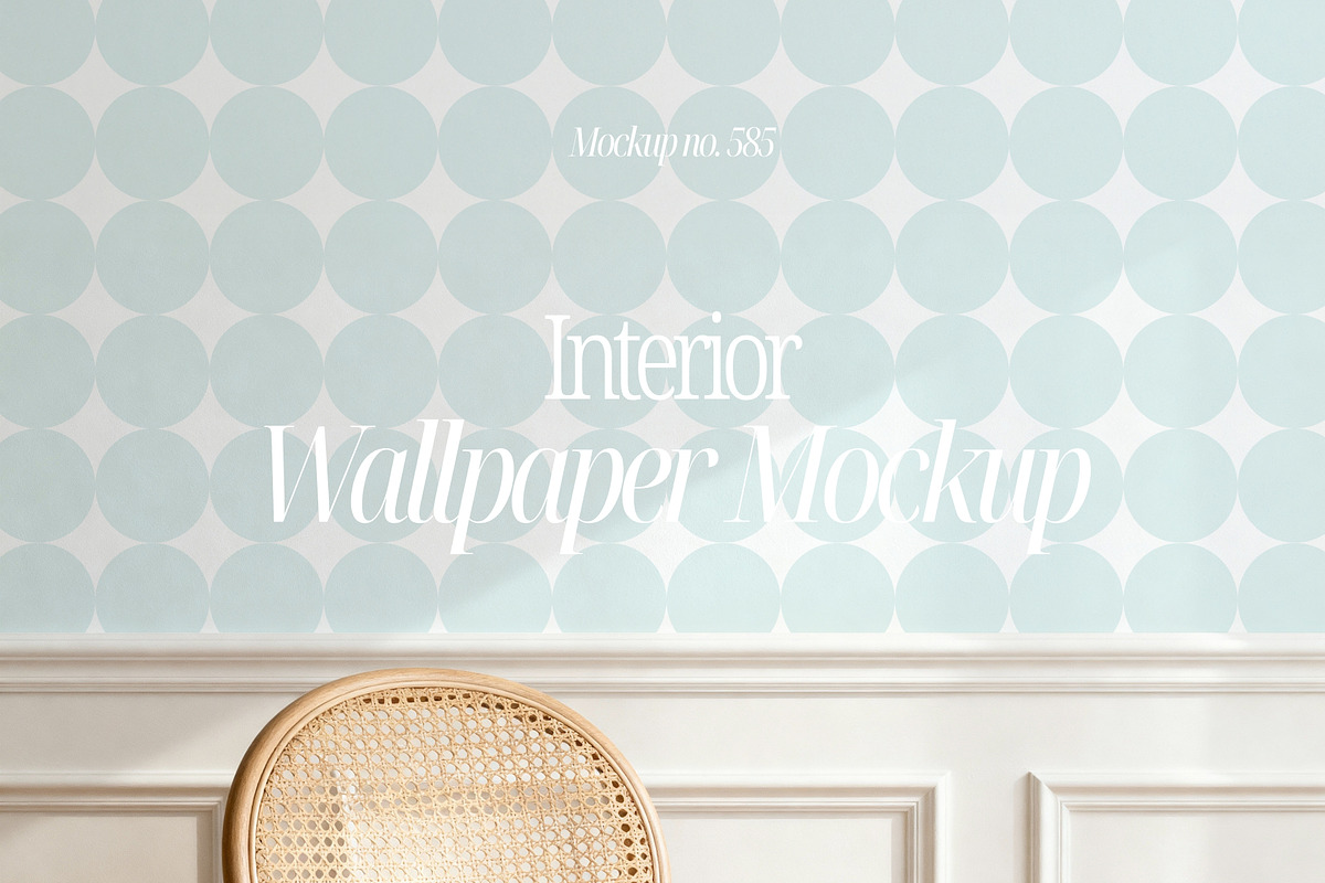 Modern Wallpaper Mockup PSD, a Mockup by First Impression Mockups (Photo 1 of 6)