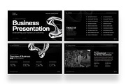 Black Dark Presentation Template, a Presentation Template by BrandPacks (Thumbnail 2 of 7)