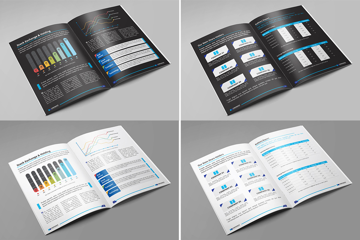 Clean Corporate Annual Report_V2, a Brochure Template by Layout Design (Photo 3 of 5)