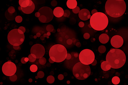 Red Bokeh in Black background, an Abstract Photo by Ministocker