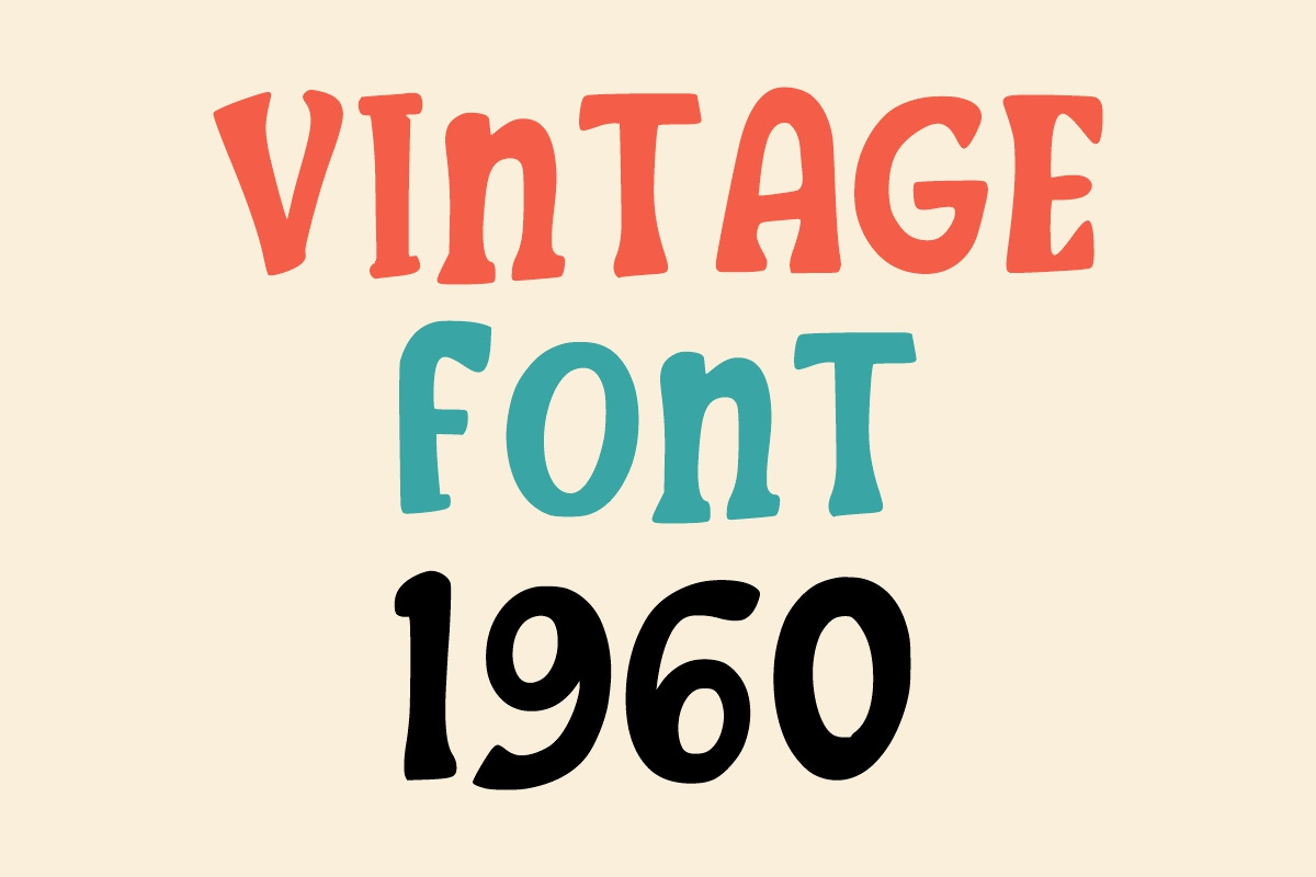 Back To House - Vintage Font, a Serif Font by Fourteen Letter (Photo 3 of 8)