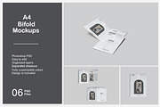 A4 Bifold Mockup, a Print Template by mahhyud (Thumbnail 1 of 7)