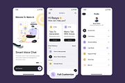 Matric - Chat AI Mobile App, an App Template by SLAB! Design (Thumbnail 2 of 4)