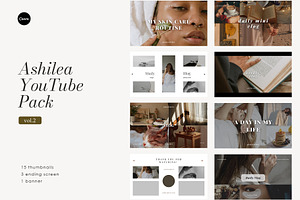 ASHILEA vol.2 YouTube Pack, a Social Media Template by Ashiya Pixel
