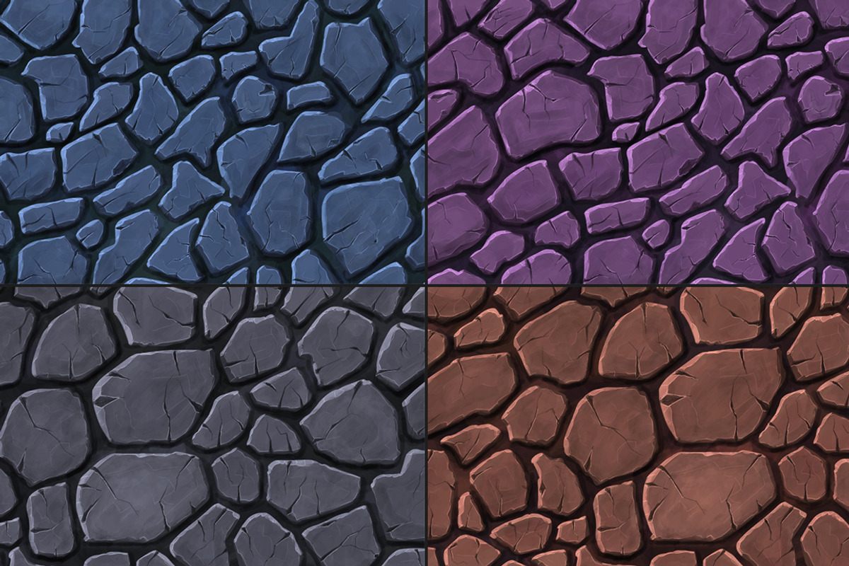 Stone Handpainted Texture, a Textures & Material 3D Model by Marabu Textures Store
