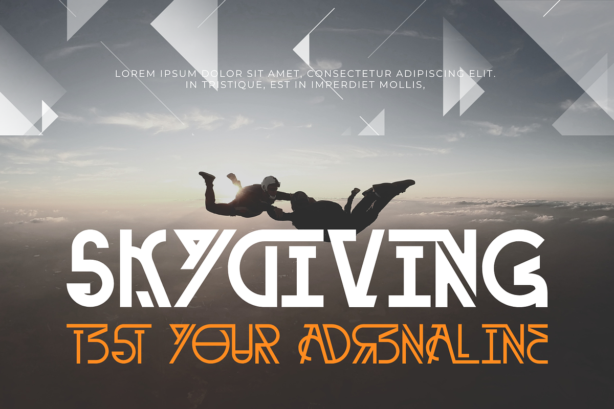 Learning Through - Art Deco Font, a Sans Serif Font by 177Studio (Photo 2 of 8)