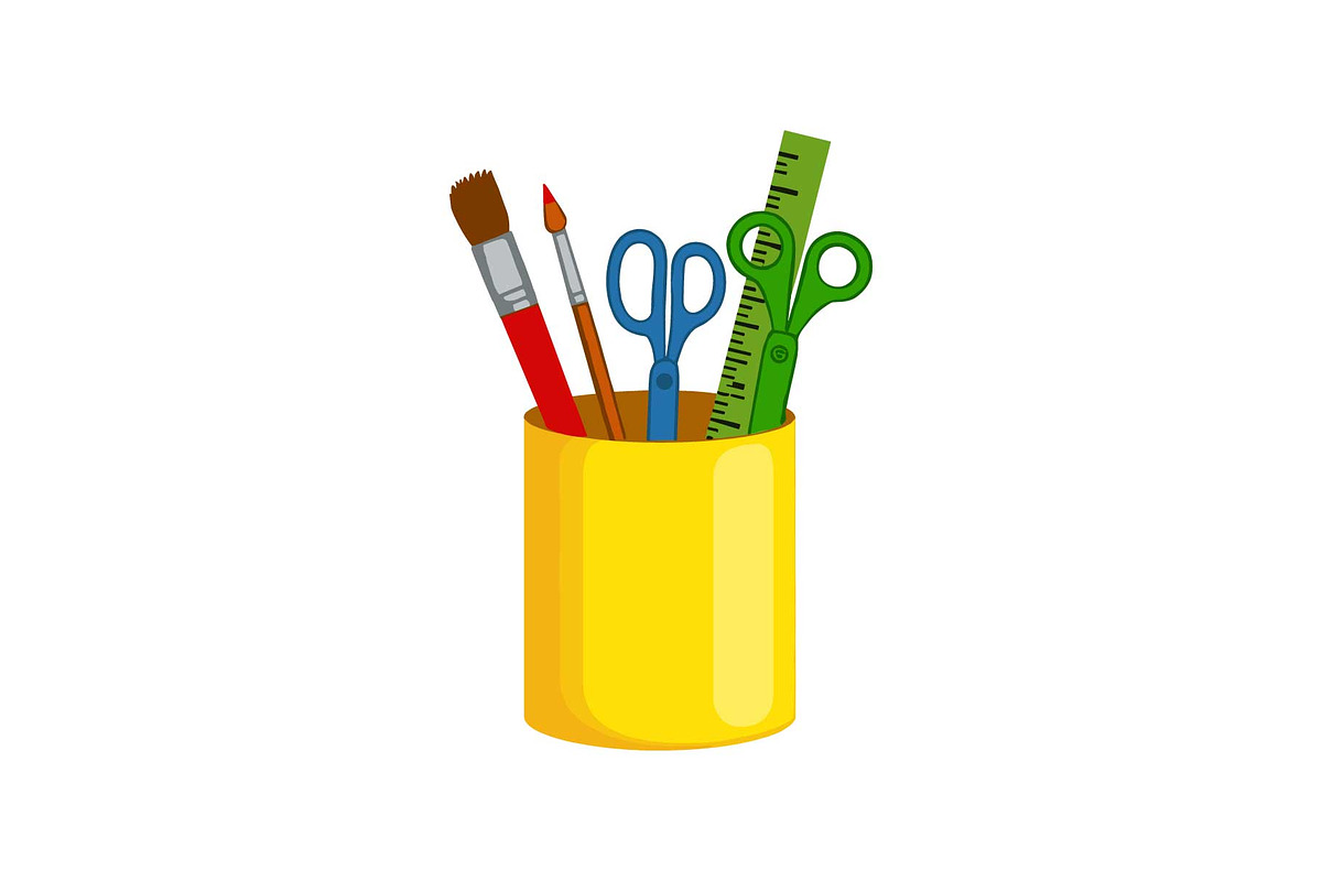 Calculator & Books Clipart Set, an Object Graphic by yasushie (Photo 6 of 13)