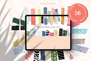 Modern Washi Tape Vol2 for Procreate, a Brush Add-On by OkayAnnie Designs (Thumbnail 1 of 9)