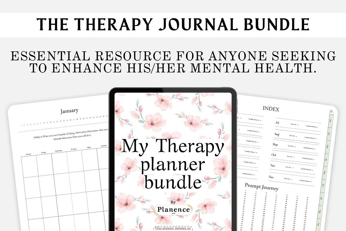 The Ultimate Mental Health Workbooks, a Print Template by Planence (Photo 11 of 28)
