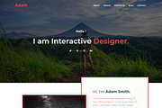 Modern Personal Portfolio Resume Web, a HTML Template by Themeplaza (Thumbnail 2 of 6)