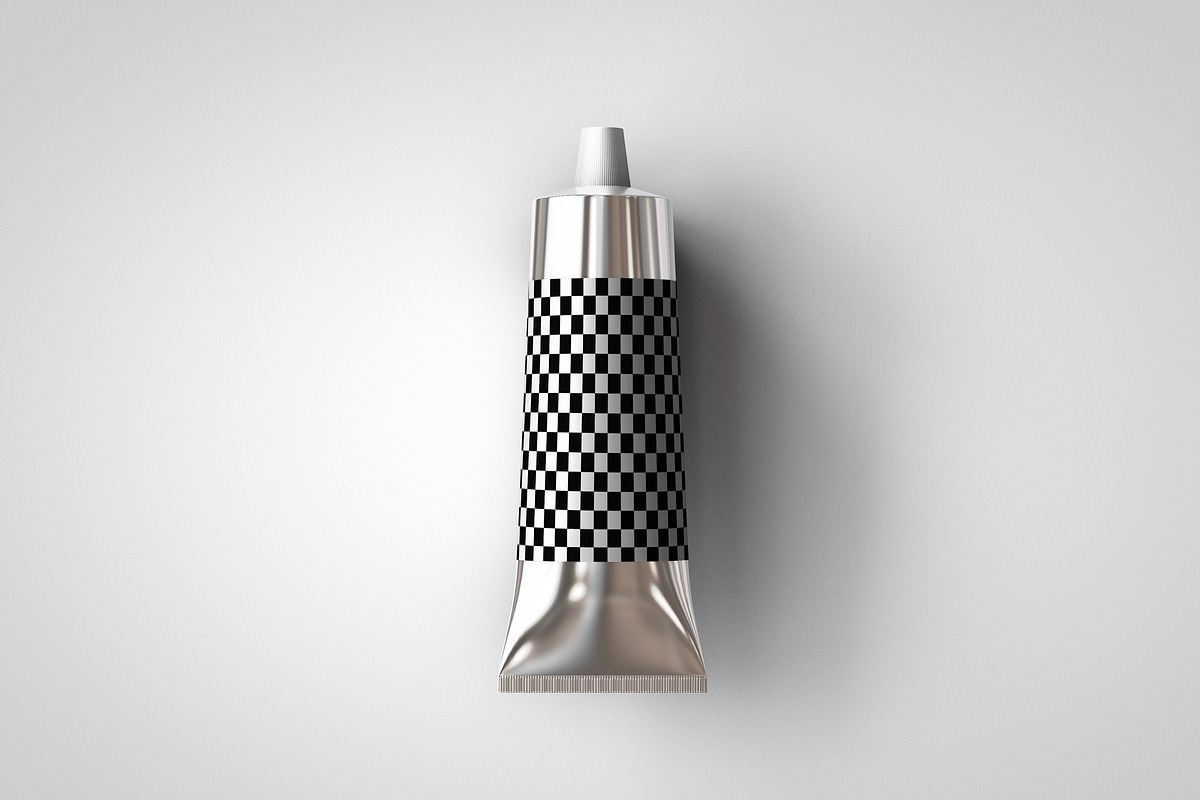 Aluminium Plastic Tube Mock-Up, a Packaging Mockup by TSOBG (Photo 4 of 16)