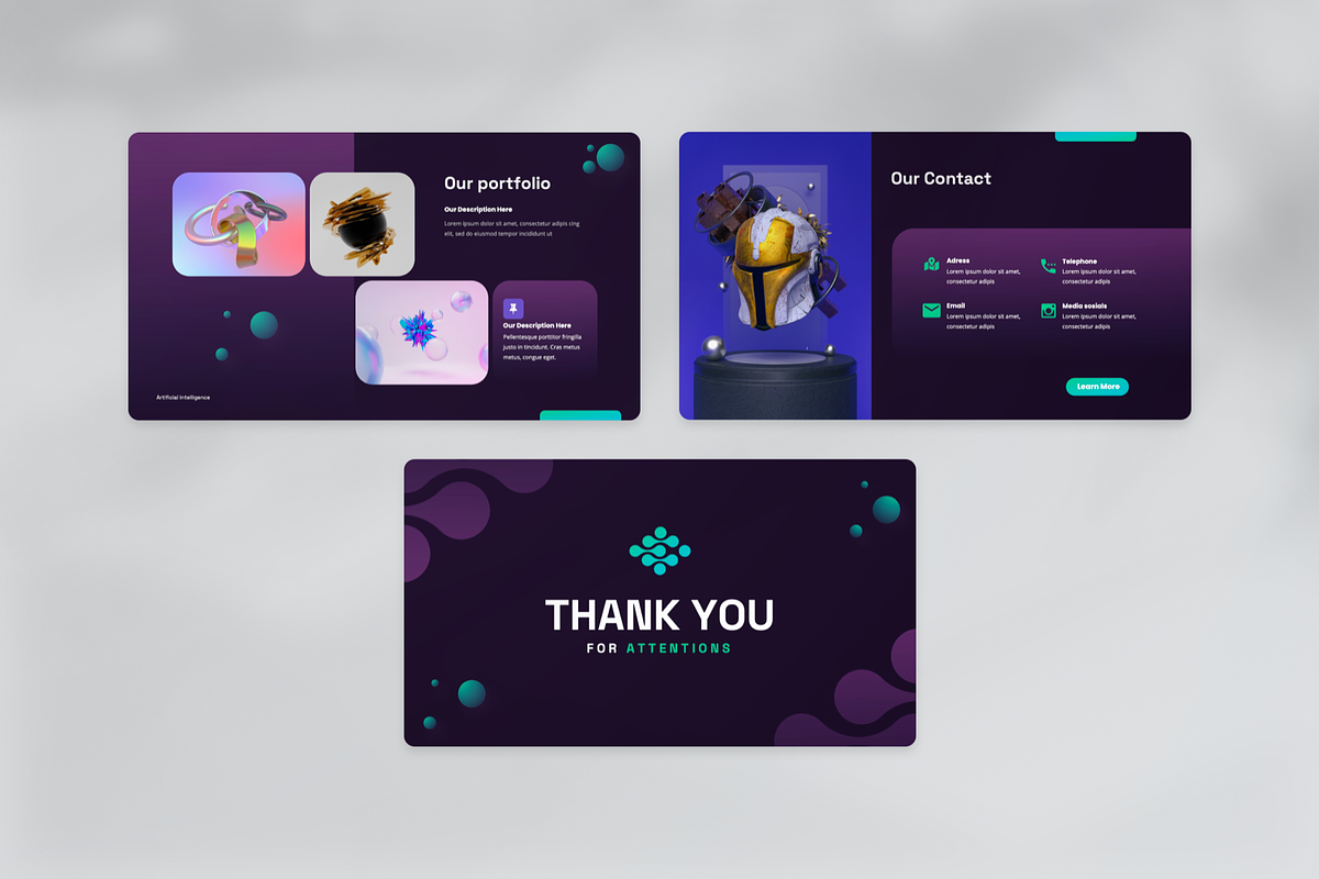 Artificial Intelligence Keynote, a Presentation Template by SquidPixey