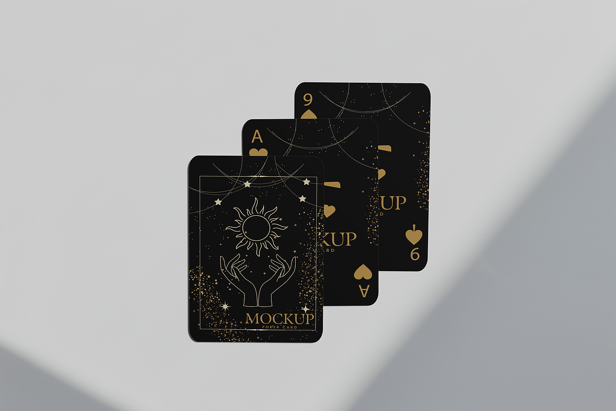 Poker Card Mockup, an Advertising Mockup by xavier_studio (Photo 5 of 5)