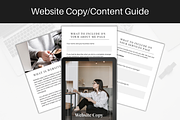 Website Content Guide, a Websites & App Template by Joanna Lane Designs (Thumbnail 1 of 2)