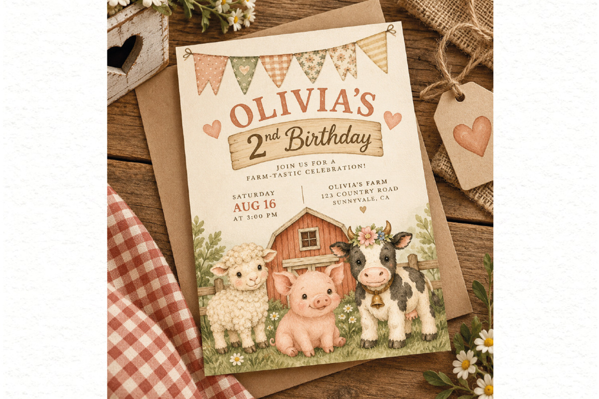 Farm Animals Clipart, an Animal Illustration by Villa 11 Estudio (Photo 5 of 7)