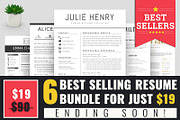 Resume/CV Bundle, a Resume Template by A1RESUME (Thumbnail 1 of 9)