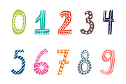 Cute Alphabet and numbers, a Decorative Illustration by Helen Sko (Thumbnail 3 of 5)