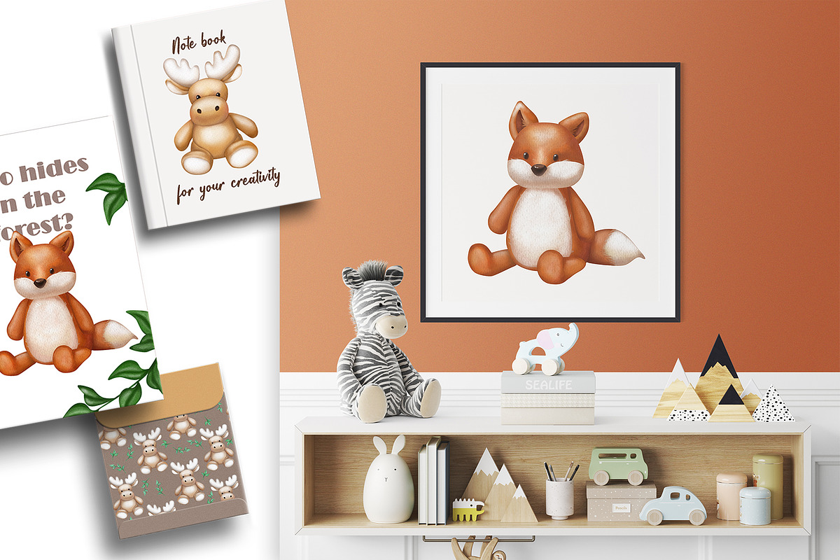 Cute toy animal illustration, an Animal Illustration by DamriNa art (Photo 5 of 8)