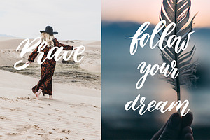 Boho Clip Art And Lettering