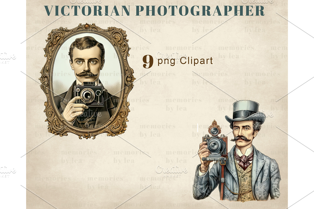 Victorian Photographer PNG Clipart, an Illustration by Memories By Lea (Photo 8 of 9)