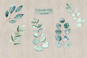 Eucalyptus Wedding Invitation Suite, an Invitation Template by ClementineCreative (Thumbnail 10 of 10)