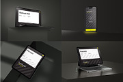 4x Apple Devices Mockup Pack, a Mac Mockup by HAZARD MOCKUPS (Thumbnail 8 of 9)