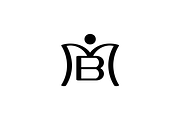 Minimalist Initials MB People Logo, a Branding & Logo Template by Luxury Logos (Thumbnail 3 of 4)