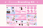 Pink Canva Branding Kit, a Branding & Logo Template by GlamWebDesigns (Thumbnail 1 of 10)