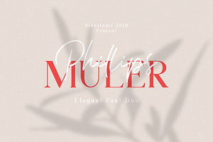 Phillips Muler // Elegant Font Duo