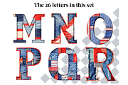 Denim PNG File Alphabet Letters, a Decorative Illustration by Creative Art By SamM (Thumbnail 5 of 10)