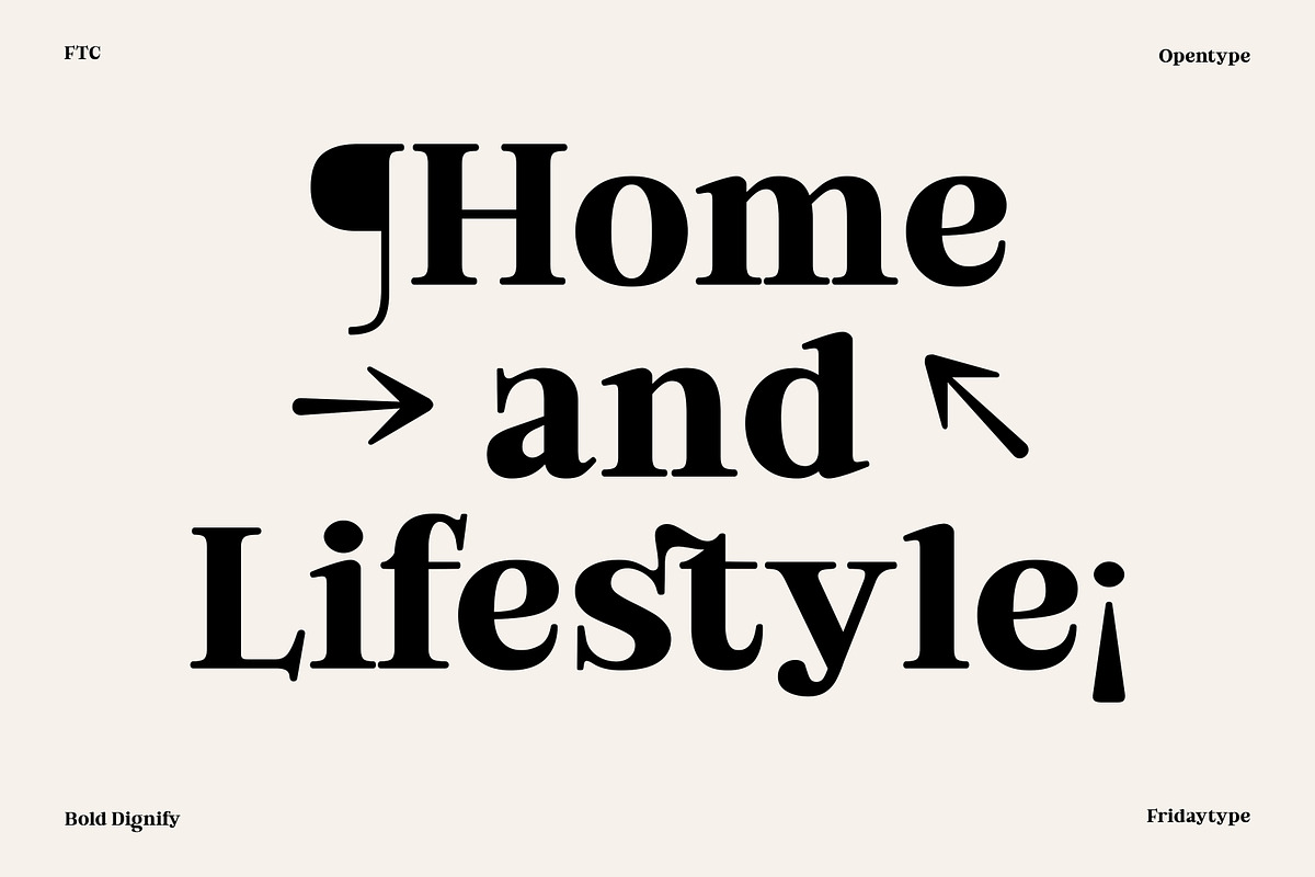 Bold Dignify - Minimalist Calm Serif, a Serif Font by Fridaytype (Photo 4 of 12)