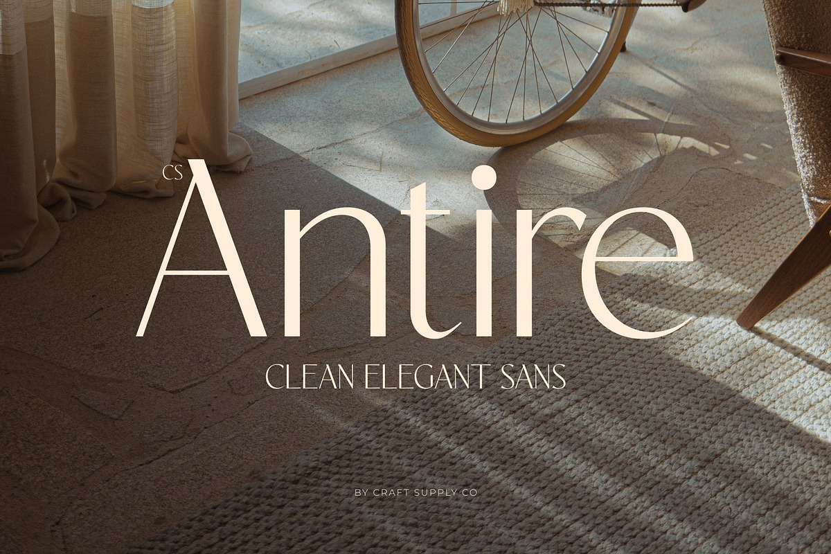 CS Antire – Clean Sans Serif, a Sans Serif Font by Craft Supply Co. (Photo 1 of 8)