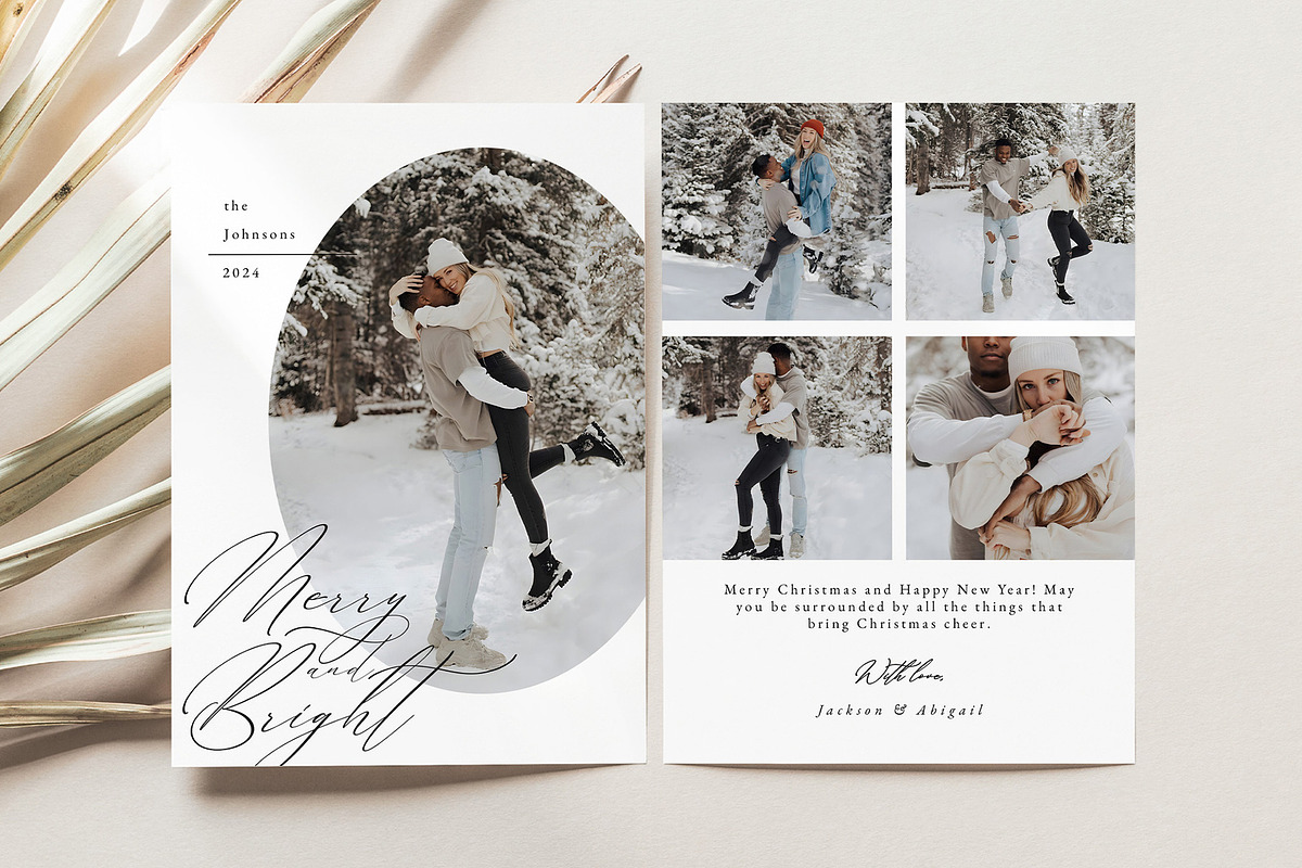 Christmas Card Template CC214, a Card Template by Always Templates (Photo 1 of 3)
