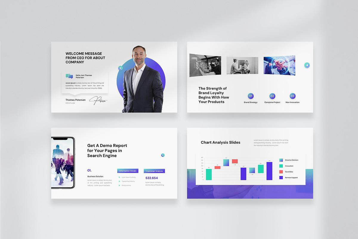 Startup Pitch Deck PowerPoint Template preview 5