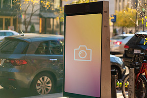 City Street Sign Mockup