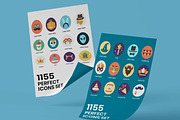 1155 PERFECT ICONS SET, an Outline Icon by Toonsteb (Thumbnail 7 of 26)